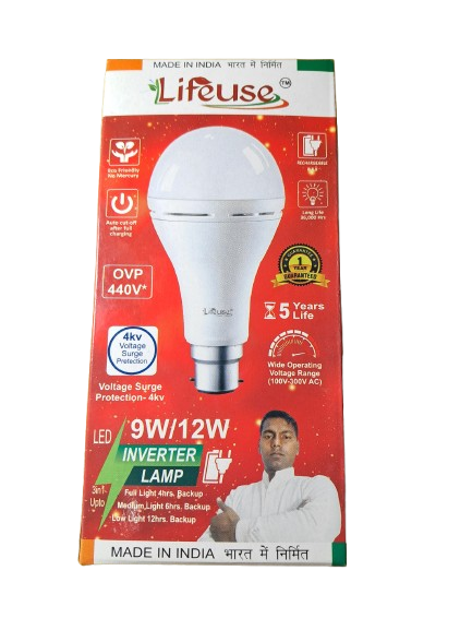 9W Ac Dc Bulb Rechargeable